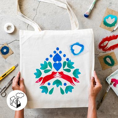 Cómo crear una plantilla casera de estarcido para estampar