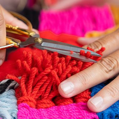 Materiales necesarios para tejer tapices con telar