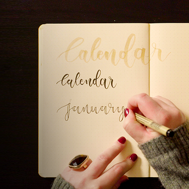 Tutorial Bullet Journal: ideias para melhorar sua técnica de hand lettering