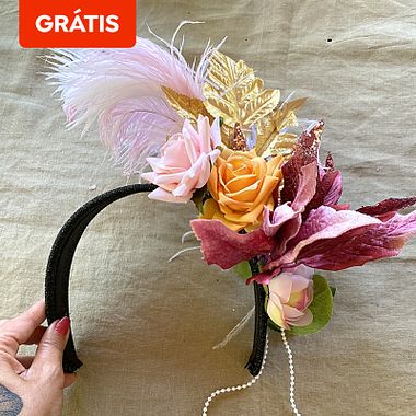 Guia gratuito para criar uma tiara de Carnaval em casa