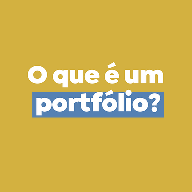 O que é um portfólio criativo?