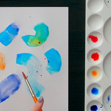 Watercolor Tutorial: Basic Mark-Making Techniques 