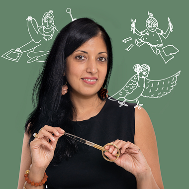 Draw Yourself: as inspirações multiculturais da paper artist Karishma Chugani