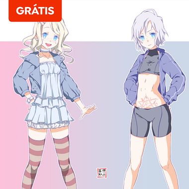 Download grátis: guia de proporções femininas para desenho mangá