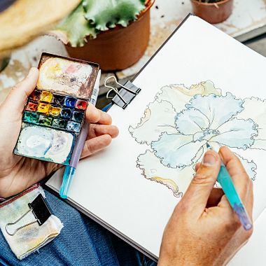 Free Watercolor Palette Guide: Botanical Sketchbooking
