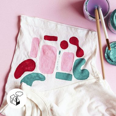 Cómo hacer sellos con material casero para estampar prendas