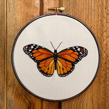 Free Butterfly Embroidery Pattern