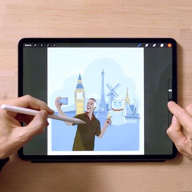 Tutorial Procreate: principais atalhos para ilustração animada