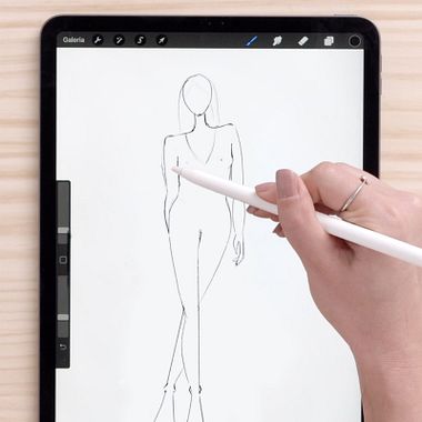 Tutorial Procreate: como fazer um croqui de moda no iPad