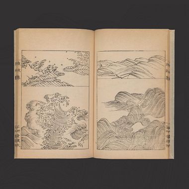3 livros japoneses gratuitos para ilustrar ondas