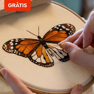 Download grátis: padrão de borboleta para bordado