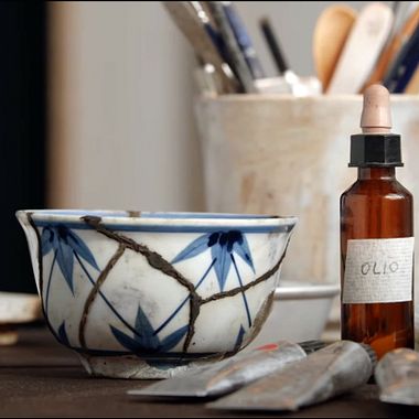 Materiais essenciais da técnica Kintsugi para iniciantes