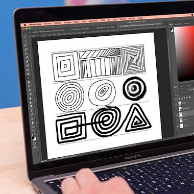 5 exercícios de desenho em Photoshop para soltar a mão