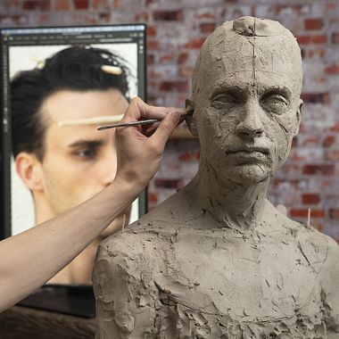 Materiales básicos para modelado de retratos en barro