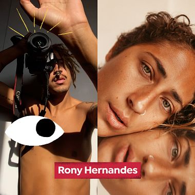 A diversidade e poesia dos retratos de Rony Hernandes, no Diários Domestika