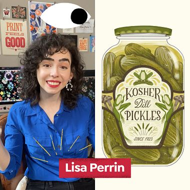 Lisa Perrin, ilustradora premiada e artista de hand lettering, no Diários Domestika