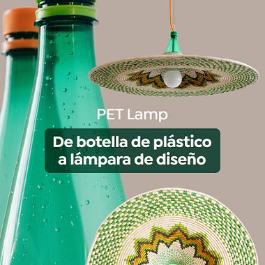 PET Lamp: cómo transformar una botella de plástico en una lámpara de diseño