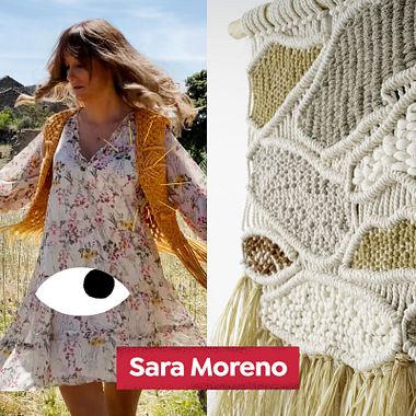 Conheça a arte têxtil de Sara Moreno, no Diários Domestika
