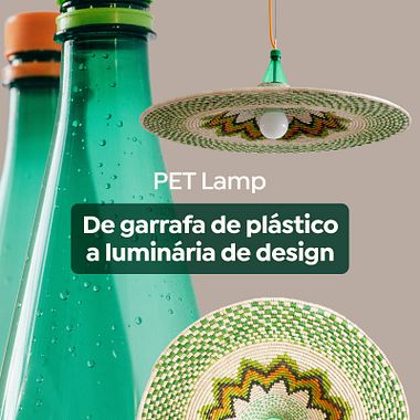 PET Lamp: como transformar uma garrafa plástica em uma luminária de design