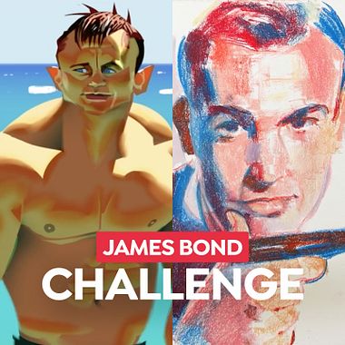 Domestika Challenge: dibuja tu James Bond favorito