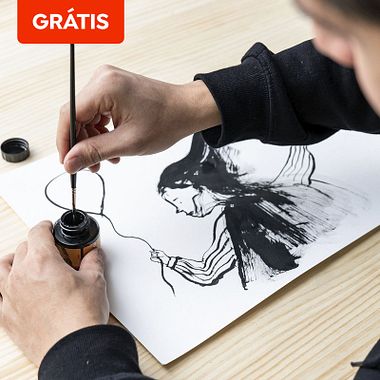 10 aulas online gratuitas para aprender a ilustrar com tinta