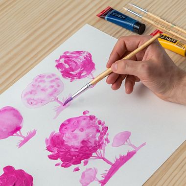Descarga gratis la guía visual de cómo usar la pintura acrílica