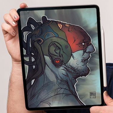 Tutorial Procreate: como desenhar o Frankenstein
