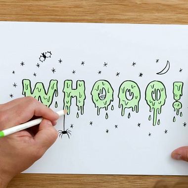 Lettering Tutorial: How to Draw Spooky Letters 