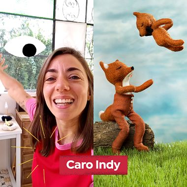 A arte em needle felting de Caro Indy, no Diários Domestika