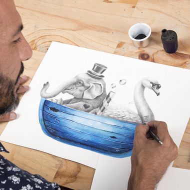 Descarga gratis ejercicios para pintar con acuarela y grafito