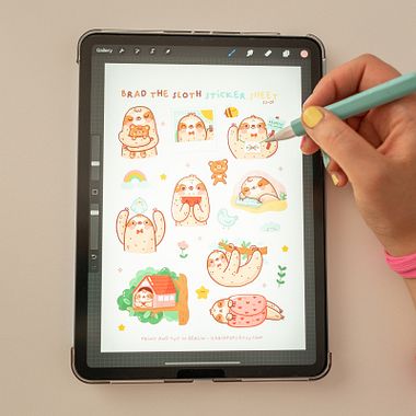   6 sites com pincéis do Procreate para ilustração kawaii