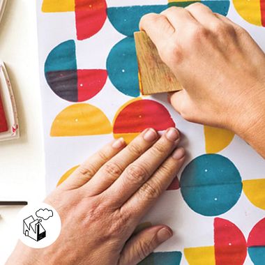  Cómo crear superposiciones con sellos caseros