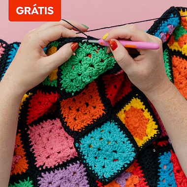 Download grátis: padrão de crochê granny square