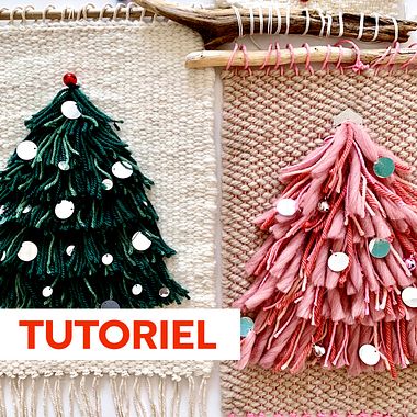 Tutoriel tapisserie : comment réaliser un sapin mural pour les fêtes