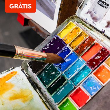 Download grátis: exercícios de contraste em aquarela