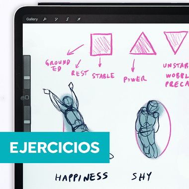 Ejercicios de dibujo de gestos: cómo dibujar poses expresivas