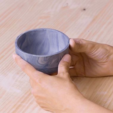 Tutorial Cerámica: cómo hacer una maceta con efecto mármol