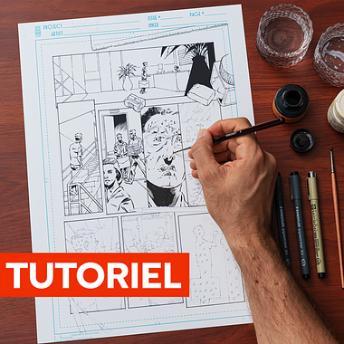 Tutoriel d'illustration : 4 conseils pour dessiner des bandes dessinées à l’encre de Chine