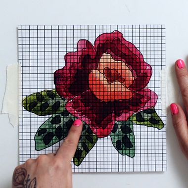 Tutorial: come creare uno schema per ricamo a punto croce
