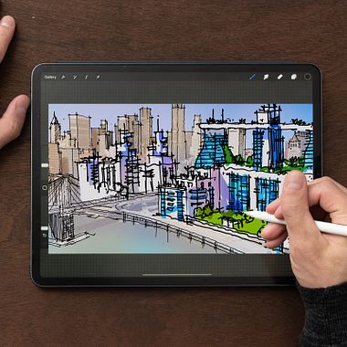 Illustration Tutorial: How to Redesign a City Skyline