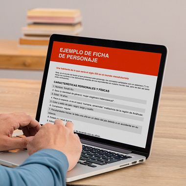 PDF gratis: ficha de personaje para crear historias