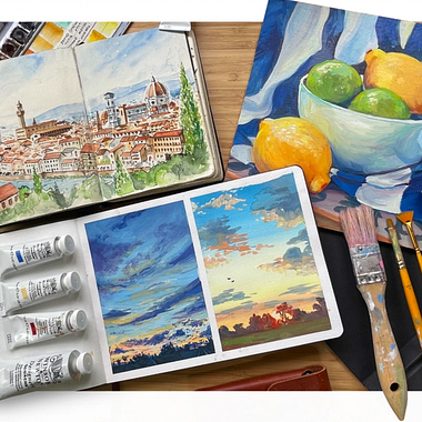 Watercolor, Gouache, and Acrylic: When and Why to Use Them