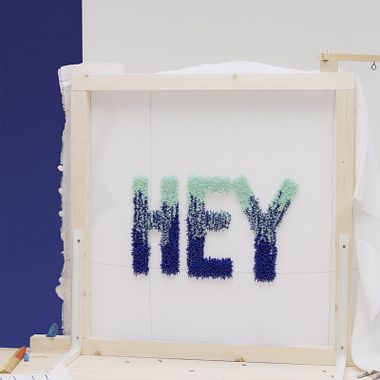 Tufting Gun Tutorial: How to Make Colored Letters Step by Step