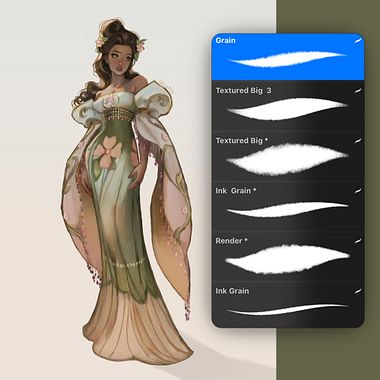 Descarga pinceles Procreate gratis por Tasia M S