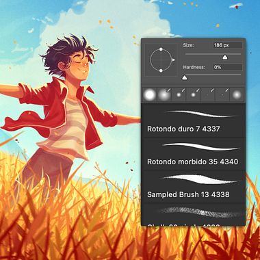 Free brushes for Photoshop and Procreate by Alessia Trunfio