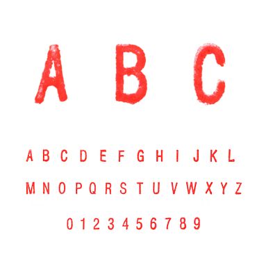 Descarga gratis: Plantilla con tipografías del abecedario para crear tu sello personal