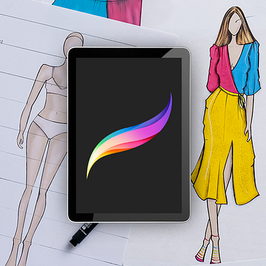 Procreate Tutorial: How to Make a Fashion Sketch on iPad