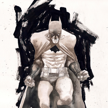 Tutorial Illustration: how to draw textures with India ink