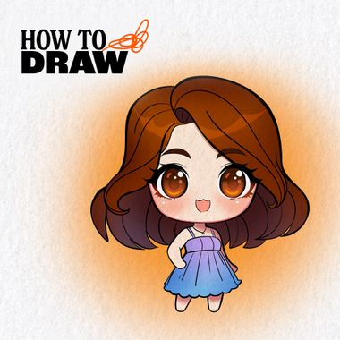 Tutorial gratuito en PDF: Cómo dibujar un personaje Chibi paso a paso.