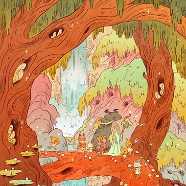 Creando Mondi Magici: L'Arte della Composizione nell'Illustrazione Fantasy